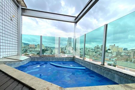 Piscina de apartamento à venda com 4 quartos, 180m² em Sagrada Família, Belo Horizonte
