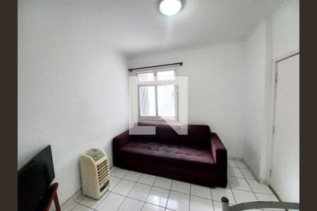 Sala de apartamento para alugar com 1 quarto, 33m² em Itararé, São Vicente