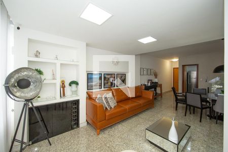 SALA de apartamento à venda com 6 quartos, 320m² em Nova Suíça, Belo Horizonte