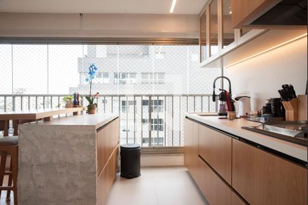 Varanda gourmet de apartamento à venda com 2 quartos, 160m² em Vila Clementino, São Paulo