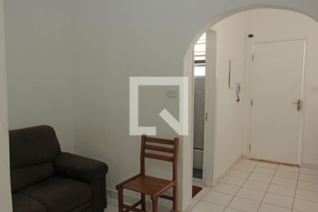 Sala de apartamento para alugar com 2 quartos, 65m² em Boqueirão, Santos