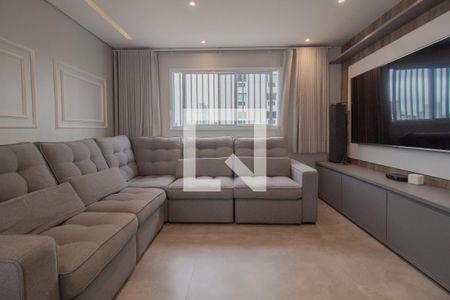 Sala de apartamento para alugar com 3 quartos, 112m² em Vila Bocaina, Mauá