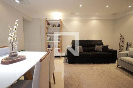 Sala de apartamento à venda com 3 quartos, 94m² em Vila Valparaíso, Santo André