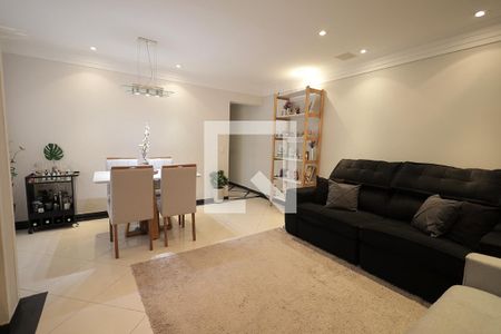 Sala de apartamento à venda com 3 quartos, 94m² em Vila Valparaíso, Santo André