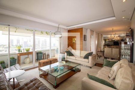 Sala  de apartamento à venda com 3 quartos, 181m² em Real Parque, São Paulo