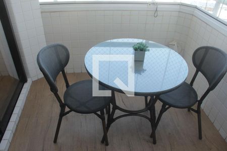 Varanda da Sala de apartamento para alugar com 1 quarto, 43m² em Boqueirão, Santos