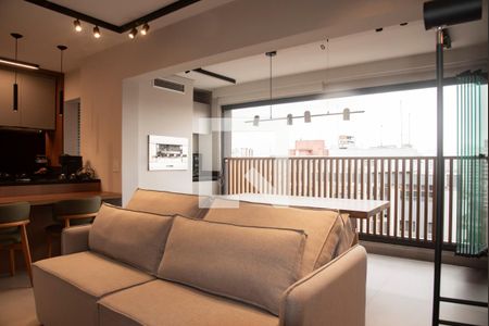 Sala de apartamento à venda com 2 quartos, 68m² em Vila Clementino, São Paulo