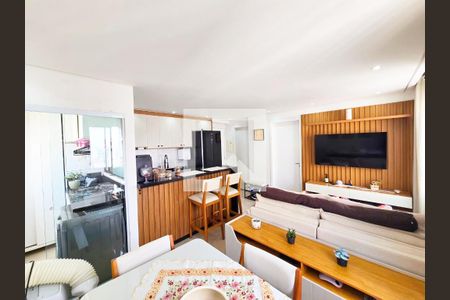 Sala  de apartamento à venda com 1 quarto, 36m² em Vila Flora, Guarulhos