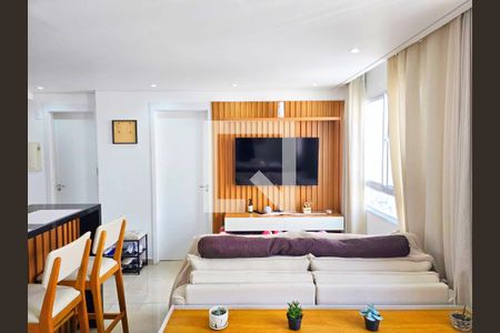 Sala  de apartamento à venda com 1 quarto, 36m² em Vila Flora, Guarulhos