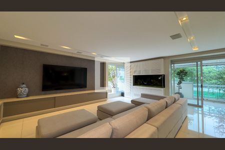 Sala de apartamento para alugar com 5 quartos, 240m² em Brooklin, São Paulo