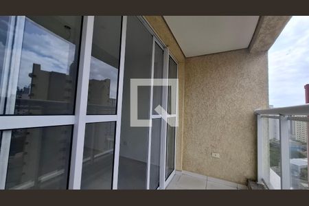 Varanda Sala de apartamento à venda com 3 quartos, 82m² em Parque das Nações, Santo André
