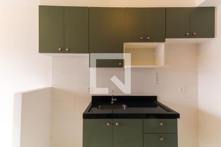 Sala/Cozinha de apartamento à venda com 1 quarto, 27m² em Belenzinho, São Paulo