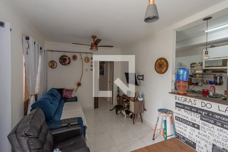 Sala de Estar/Jantar  de apartamento para alugar com 3 quartos, 70m² em Parque Euclides Miranda, Sumaré