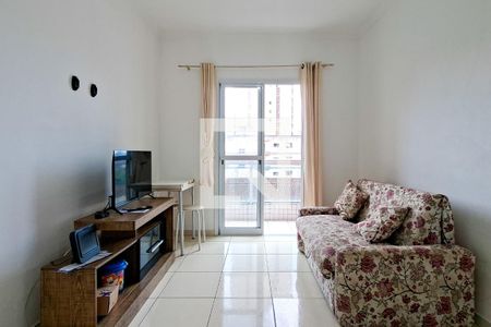 Sala de apartamento para alugar com 1 quarto, 41m² em Cidade Ocian, Praia Grande