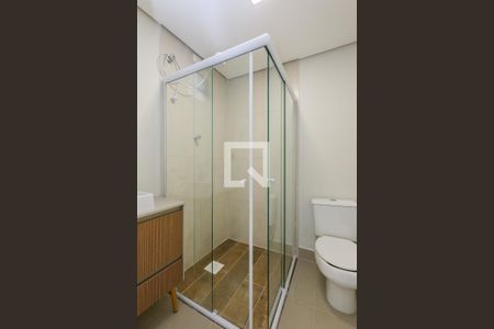 Banheiro do Studio de kitnet/studio para alugar com 1 quarto, 33m² em Parque Albina, Taboão da Serra