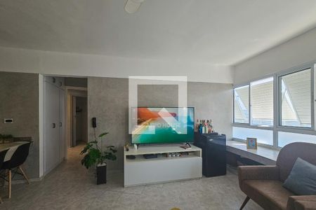 Sala de apartamento para alugar com 2 quartos, 74m² em Jardim Las Palmas, Guarujá