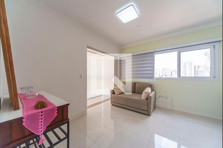 Sala de apartamento para alugar com 1 quarto, 49m² em Jardim Bela Vista, Santo André