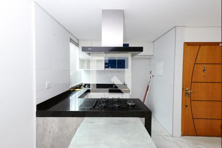 Cozinha de apartamento à venda com 3 quartos, 140m² em Bairro da Glória, Contagem
