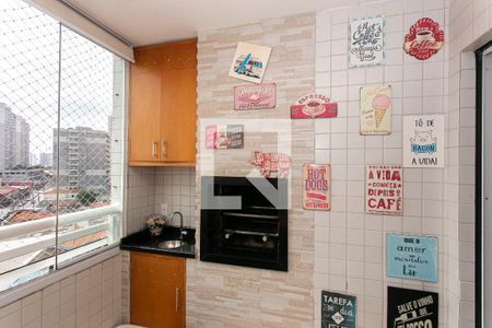 Varanda gourmet de apartamento à venda com 4 quartos, 98m² em Chácara Califórnia, São Paulo