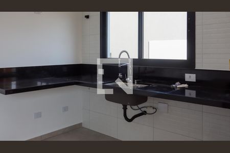Sala/Cozinha de casa à venda com 3 quartos, 95m² em Vila Scarpelli, Santo André