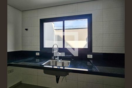 Sala/Cozinha de casa à venda com 3 quartos, 101m² em Vila Scarpelli, Santo André