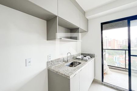 Sala/Cozinha de apartamento para alugar com 1 quarto, 27m² em Vila Dom Pedro Ii, São Paulo