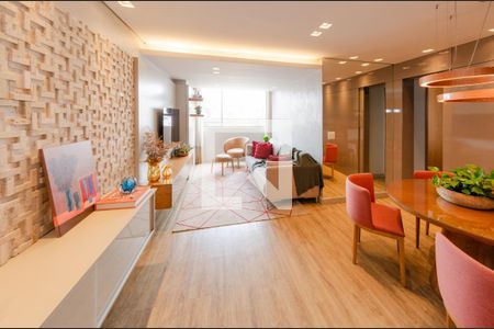 Sala de apartamento à venda com 3 quartos, 138m² em Nova Granada, Belo Horizonte