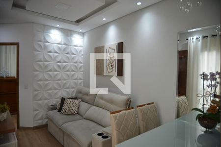 Sala de apartamento à venda com 2 quartos, 47m² em Jardim Paraiso, Santo André