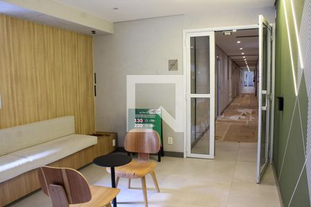Hall de entrada de kitnet/studio para alugar com 1 quarto, 30m² em Vila Buarque, São Paulo