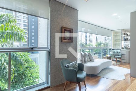 Varanda gourmet de apartamento à venda com 3 quartos, 292m² em Indianópolis, São Paulo