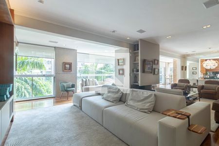 Sala de apartamento à venda com 3 quartos, 292m² em Indianópolis, São Paulo