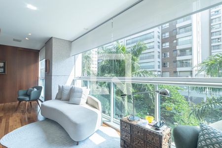 Varanda gourmet de apartamento à venda com 3 quartos, 292m² em Indianópolis, São Paulo