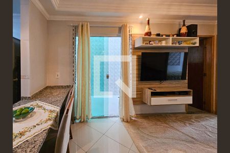 Sala/Cozinha de apartamento para alugar com 2 quartos, 58m² em Parque das Nações, Santo André