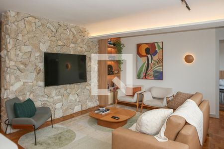 Sala e Cozinha de apartamento à venda com 3 quartos, 131m² em Perdizes, São Paulo