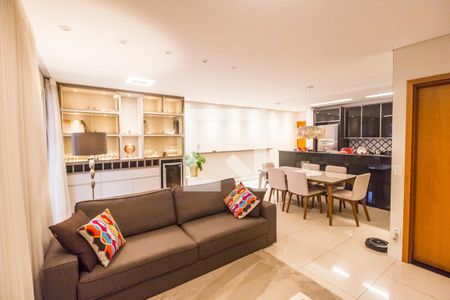 Sala  de apartamento para alugar com 3 quartos, 126m² em Residencial Tambore Iii, Santana de Parnaíba