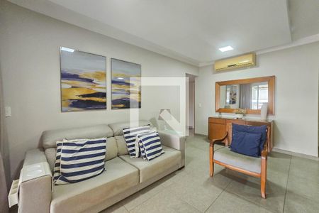 Sala de apartamento para alugar com 3 quartos, 119m² em Jardim Praiano, Guarujá