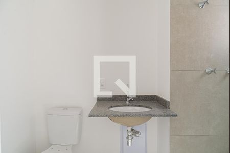 Banheiro de kitnet/studio à venda com 1 quarto, 29m² em Vila Buarque, São Paulo