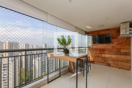 Varanda da Sala de apartamento para alugar com 3 quartos, 104m² em Parque Reboucas, São Paulo