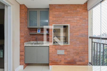 Varanda da Sala de apartamento para alugar com 3 quartos, 104m² em Parque Reboucas, São Paulo