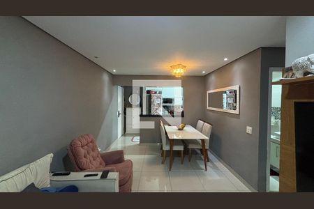 Sala - Sala de Jantar  de apartamento à venda com 3 quartos, 79m² em Campestre, Santo André