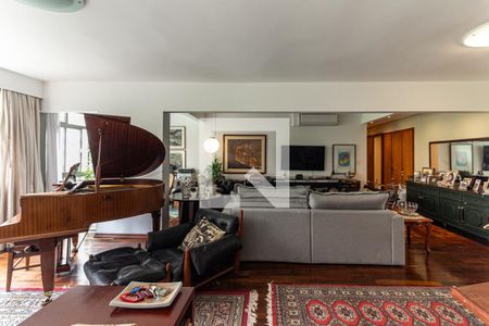 Sala de apartamento à venda com 2 quartos, 154m² em Consolação, São Paulo