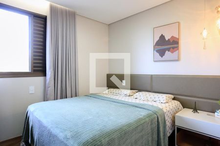 Suíte de apartamento à venda com 3 quartos, 90m² em Sagrada Família, Belo Horizonte