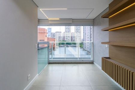Sala de apartamento para alugar com 2 quartos, 62m² em Jardim Caravelas, São Paulo