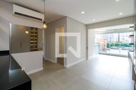 Sala de apartamento para alugar com 2 quartos, 62m² em Jardim Caravelas, São Paulo