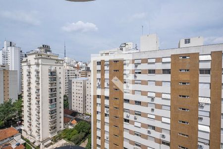 Sala/Cozinha - Vista de apartamento à venda com 1 quarto, 41m² em Jardins, São Paulo
