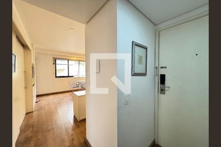 Sala/Cozinha de apartamento para alugar com 1 quarto, 40m² em Indianópolis, São Paulo