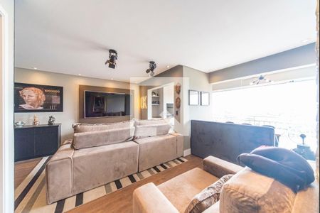 Sala de apartamento à venda com 2 quartos, 77m² em Campestre, Santo André