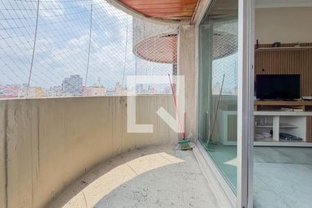 Varanda da Sala de apartamento para alugar com 1 quarto, 34m² em Liberdade, São Paulo