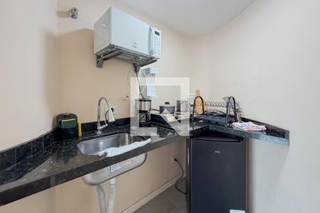 Cozinha de apartamento para alugar com 1 quarto, 34m² em Liberdade, São Paulo
