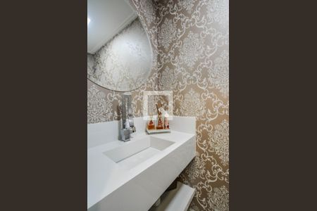 Lavabo de apartamento à venda com 3 quartos, 97m² em Vila Scarpelli, Santo André